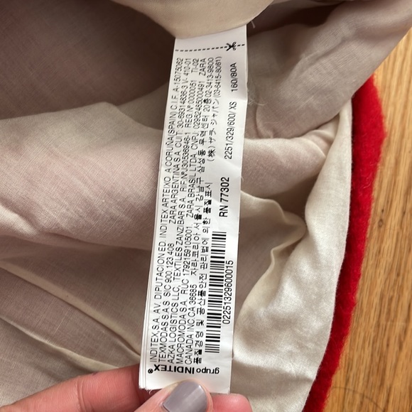 Red Zara Coat - Picture 5 of 5